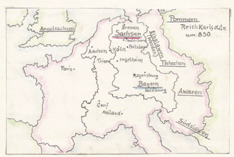 Landkarte-Sachsen